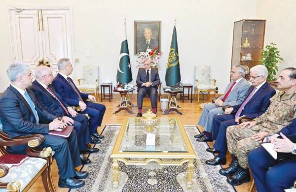 Turkish Foreign, Defence Ministers call on PM